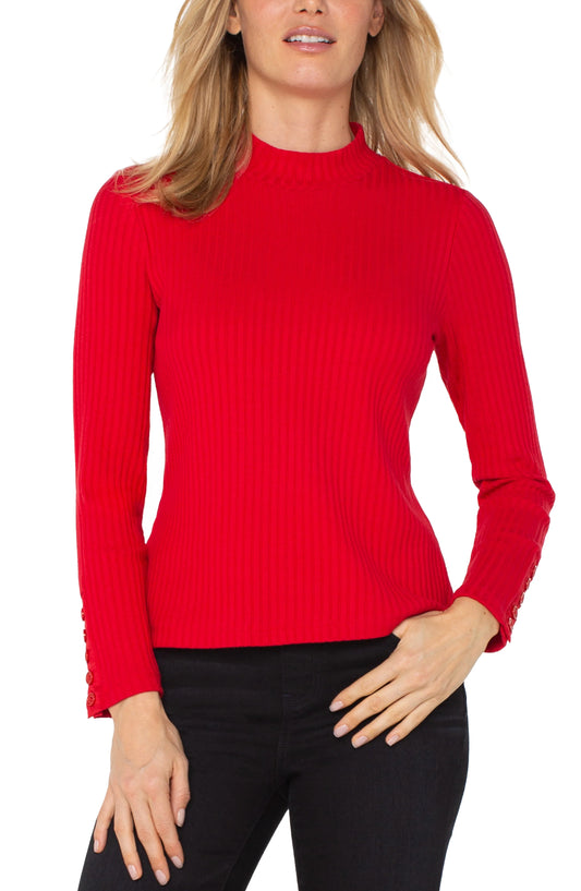 Long Sleeve Mock Neck