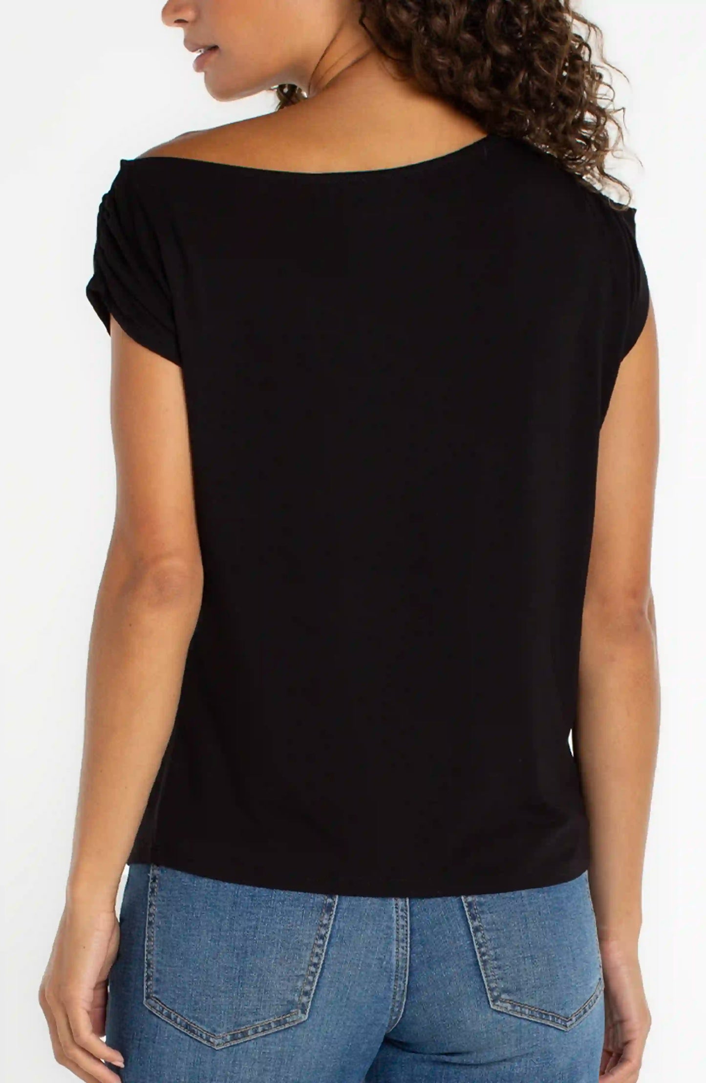 Asymmetrical Off Shoulder Top