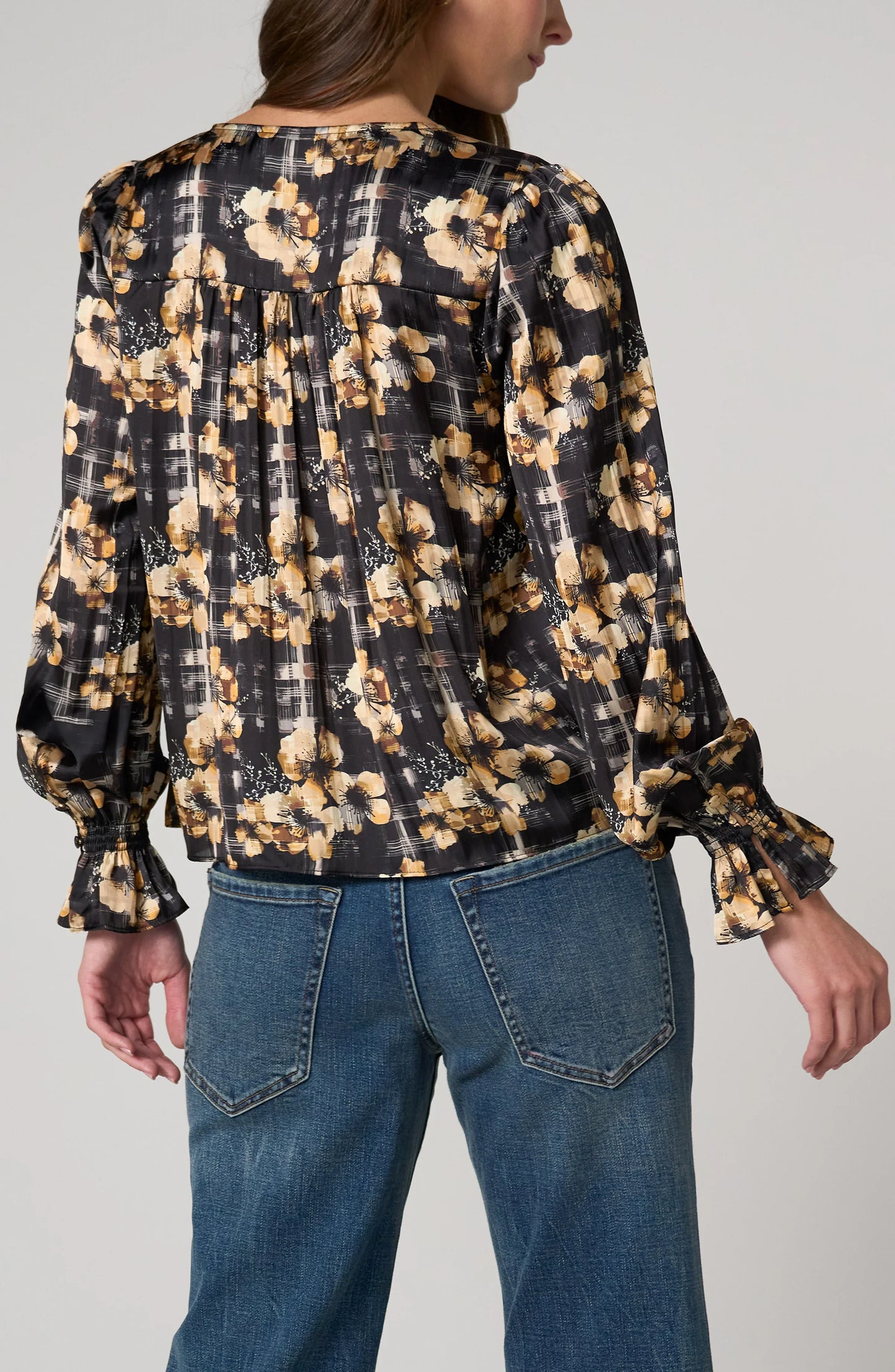 Long Sleeve Top with Smocking