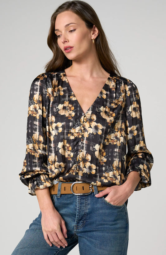 Long Sleeve Top with Smocking