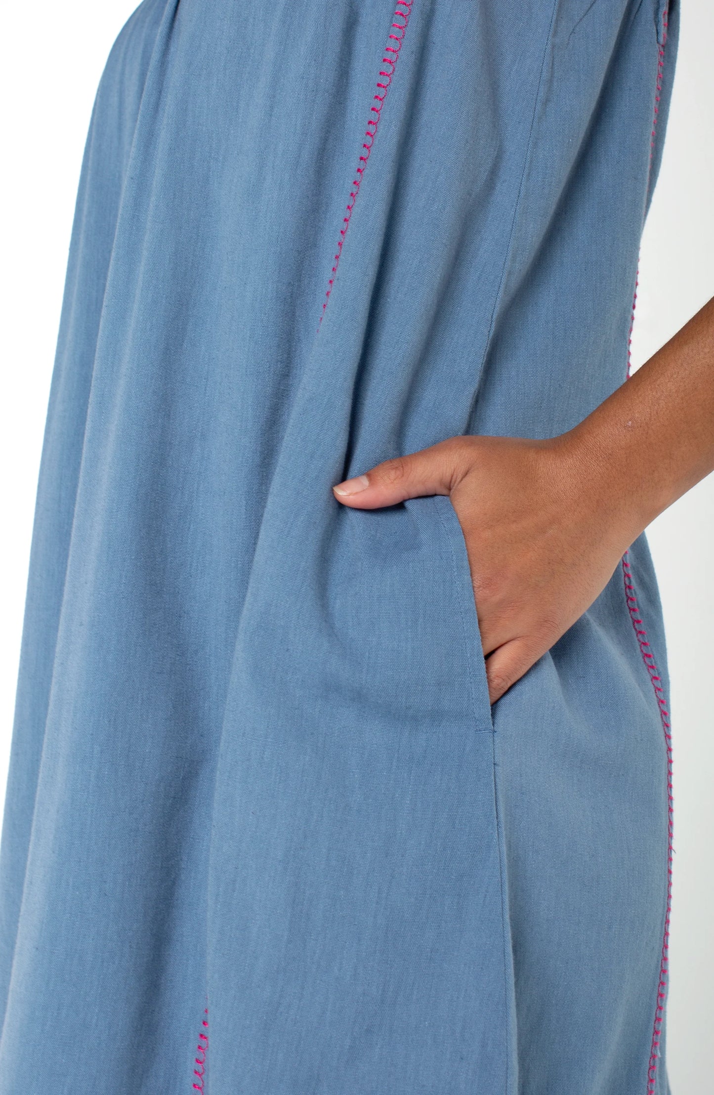 Flutter Sleeve Woven Dress