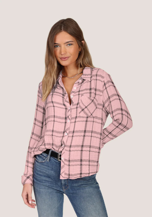 Taylor Plaid Button Front Shirt