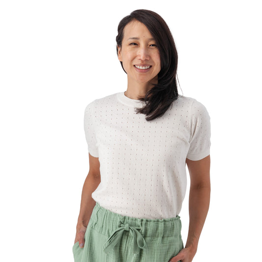 Lottie Pointelle Sweater Top