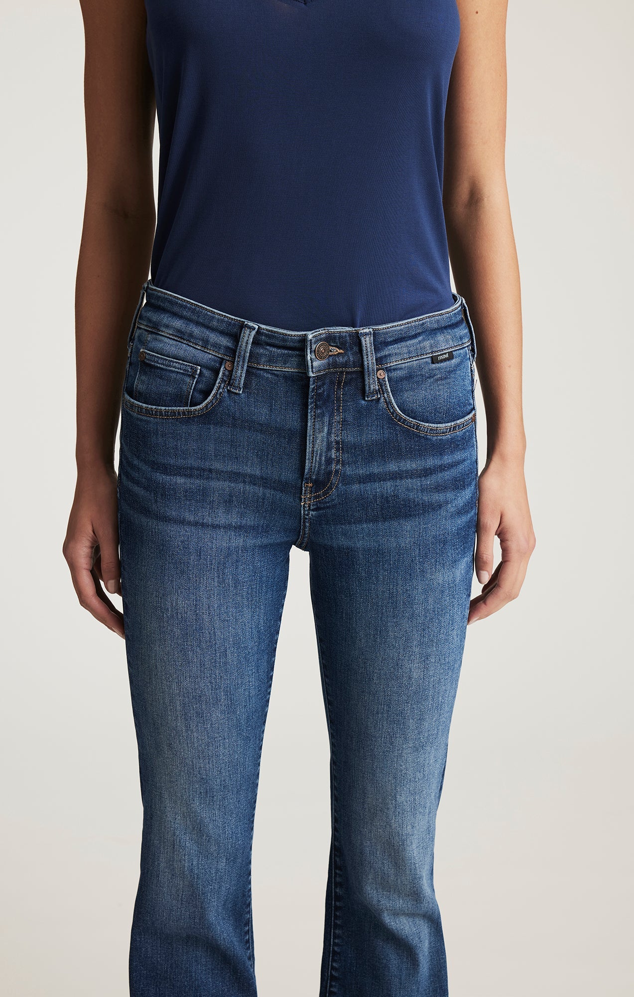Vicky Mid Rise Bootcut Jeans