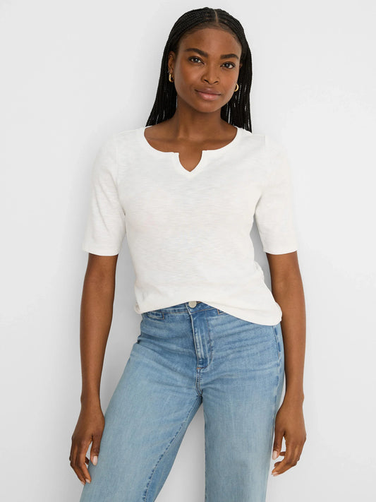 NZT Elbow Sleeve Notch Tee