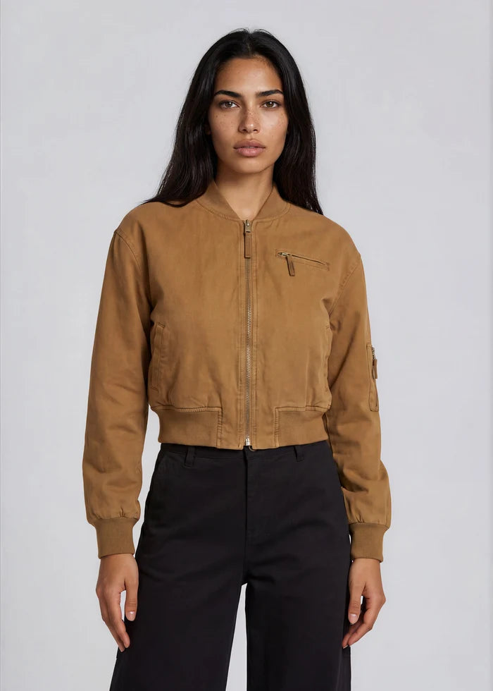 Olive Reversible Bomber Jacket