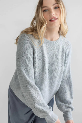 Novelty Stitch Pullover Sweater