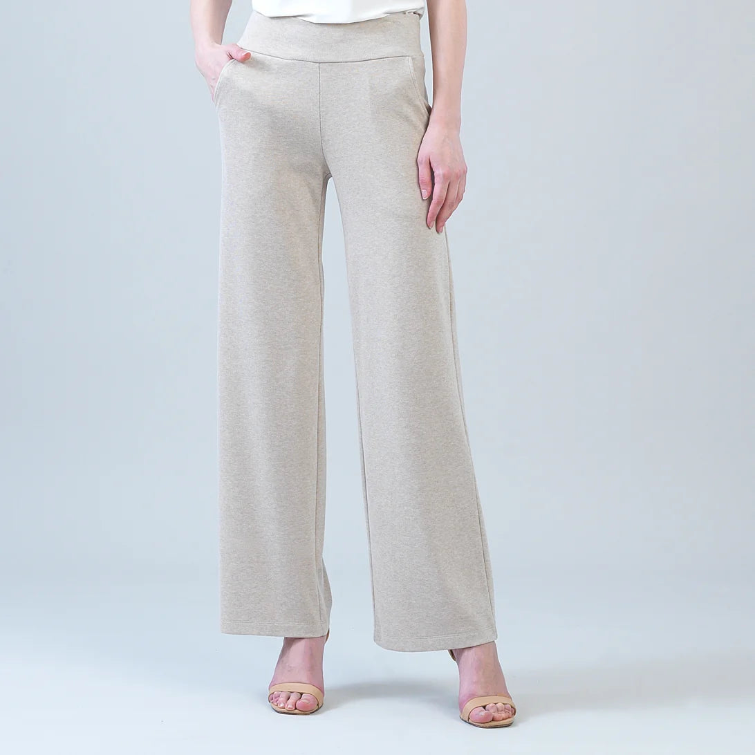 Wide Leg Pocket Pant - Lounge Knit