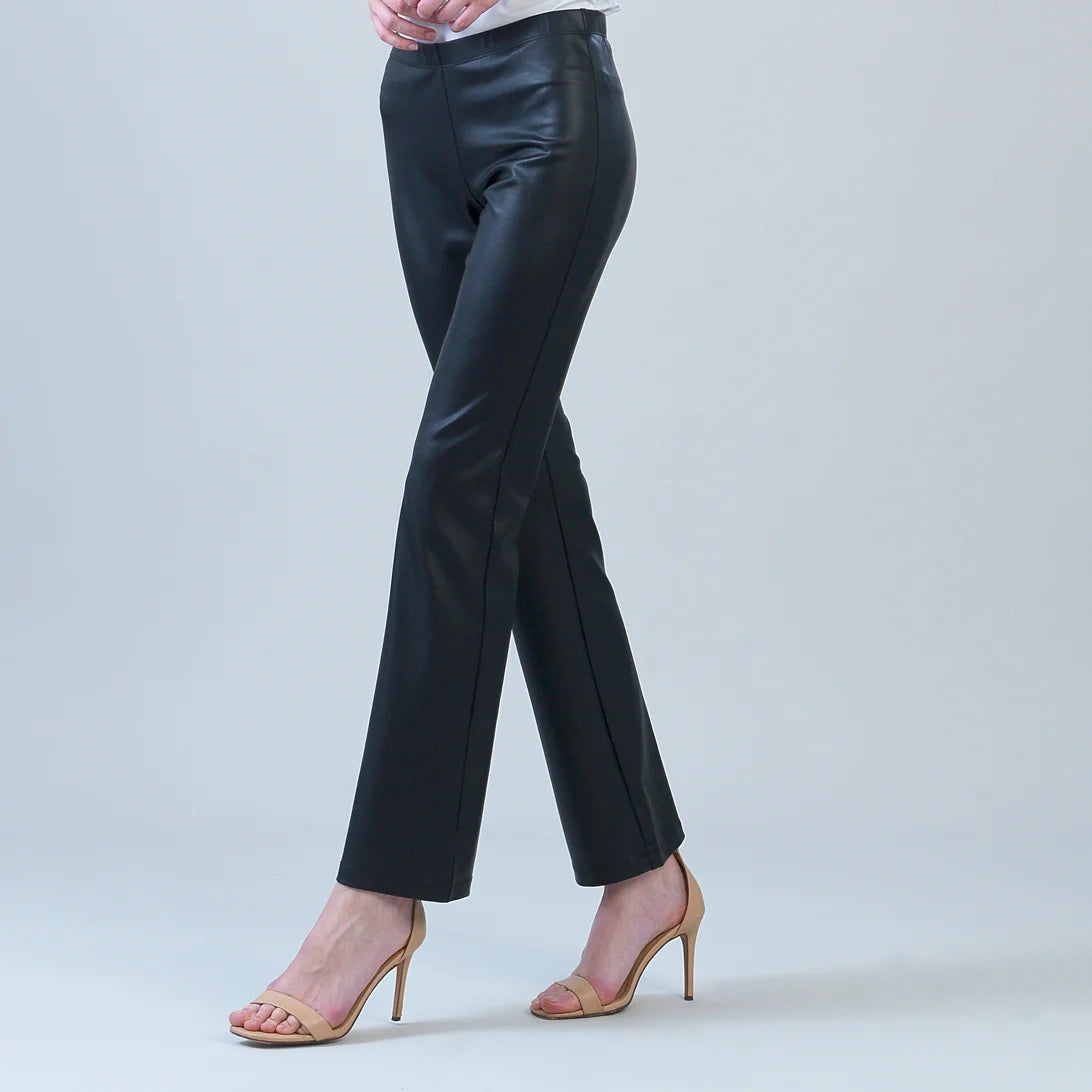 Liquid Leather Bootcut Pant