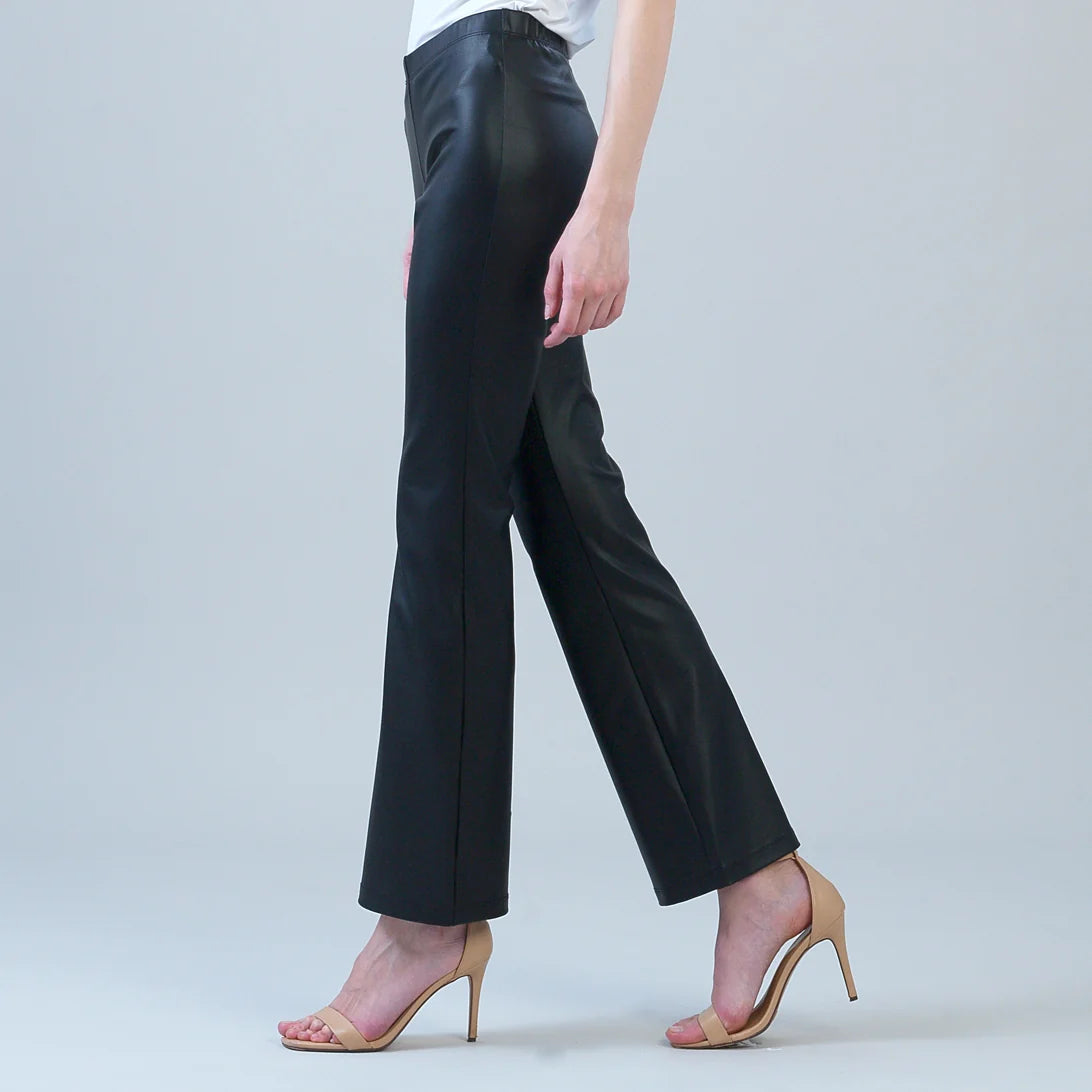 Liquid Leather Bootcut Pant