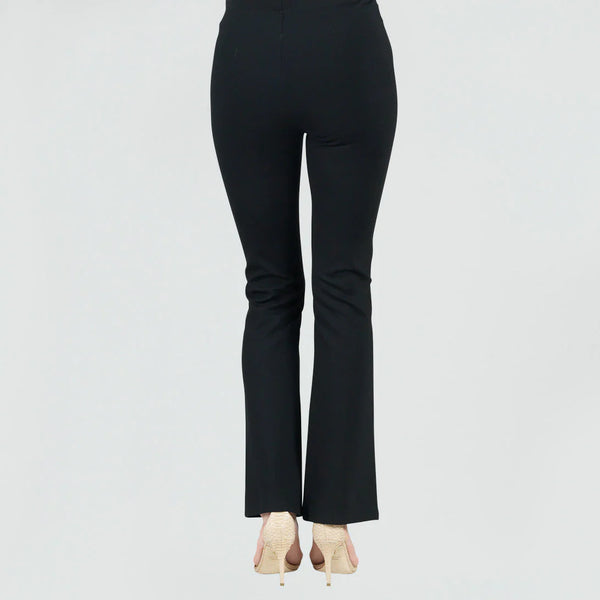 Ponte Knit Kick Front Slit Pant