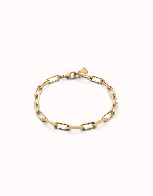 Hazte Uno Gold Link Bracelet