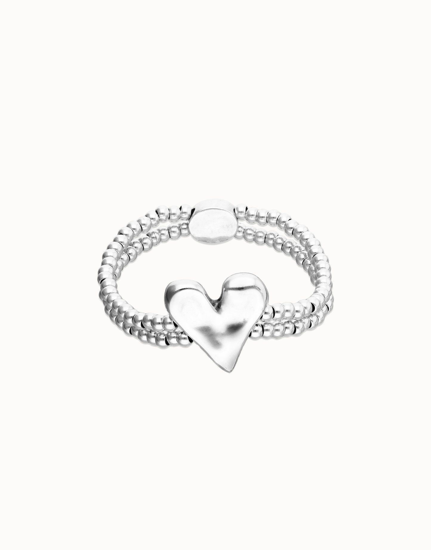 Beat - Double Elastic Bracelet with Heart Detail