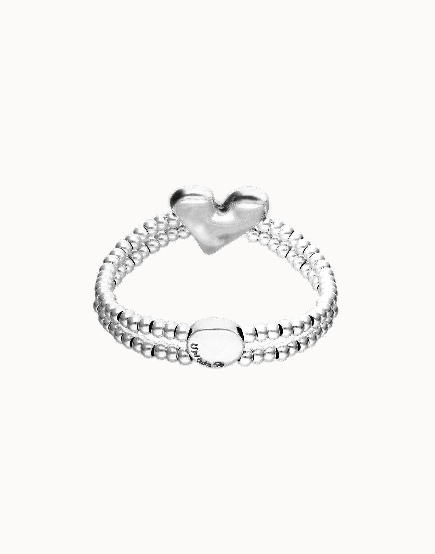 Beat - Double Elastic Bracelet with Heart Detail