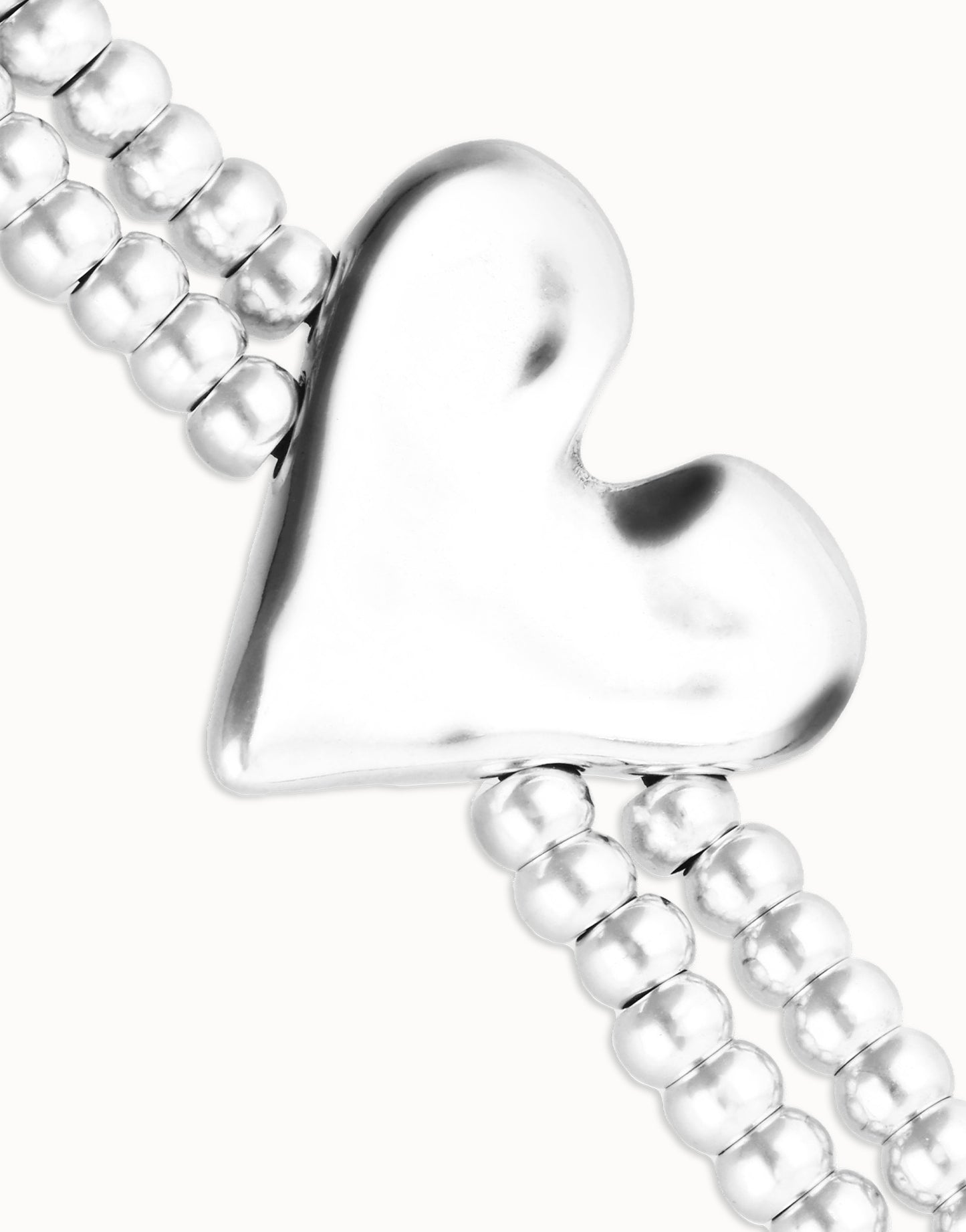 Beat - Double Elastic Bracelet with Heart Detail