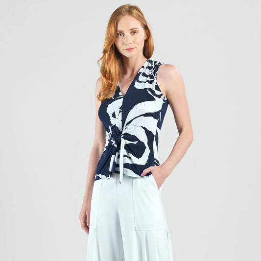 Abstract V-Neck