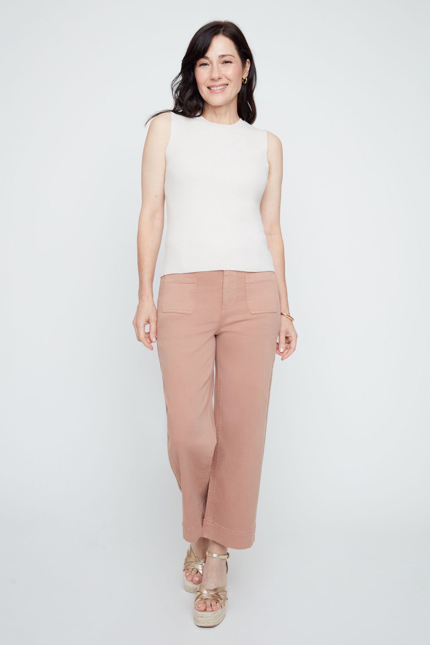 Sleeveless Knit Sweater