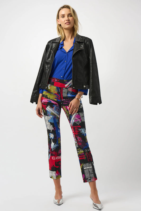 Foiled Faux Suede Jacket