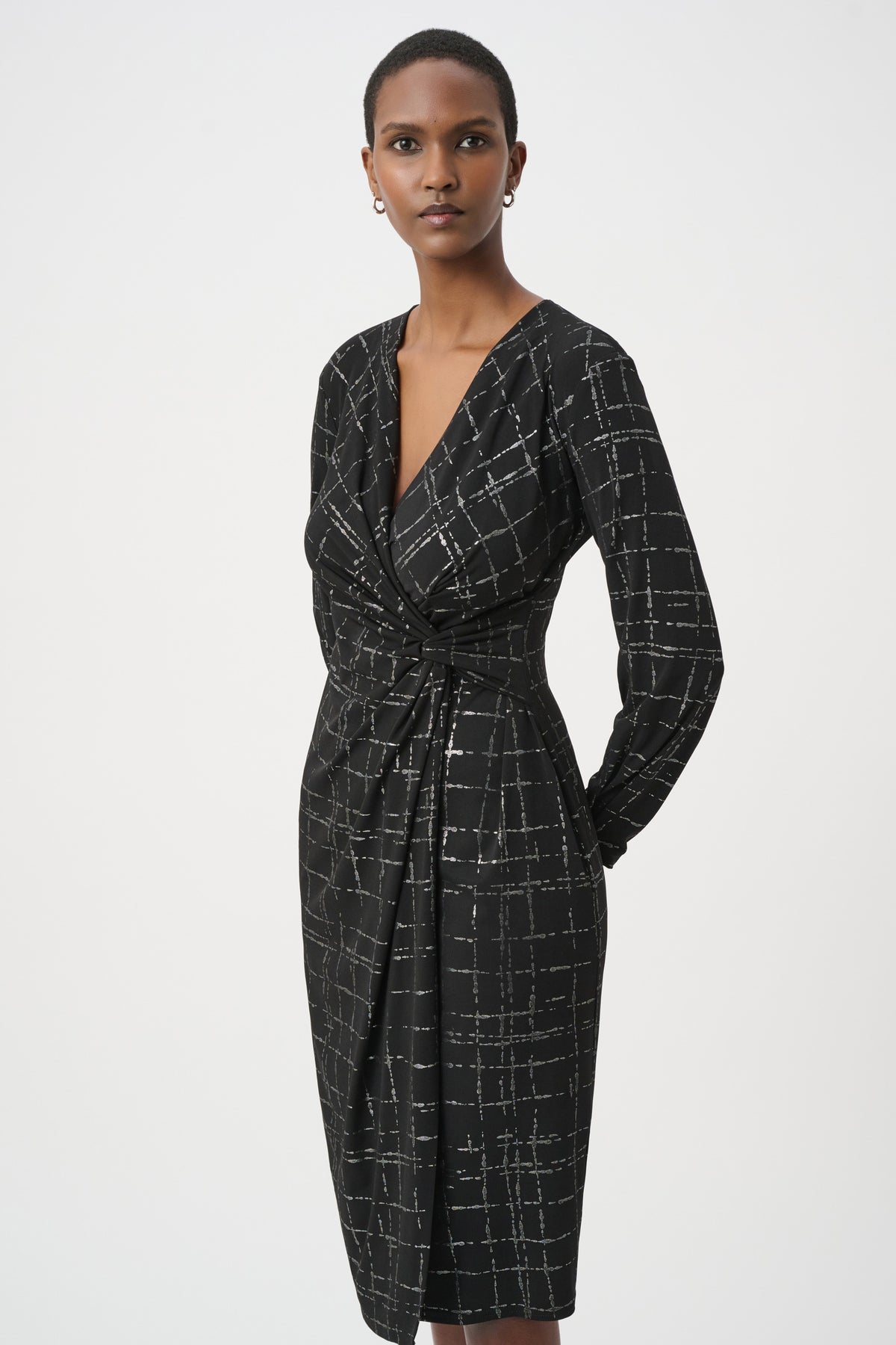 Plaid Wrap Dress