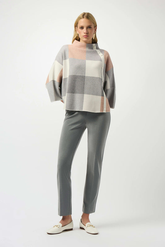 Plaid Jacquard Sweater