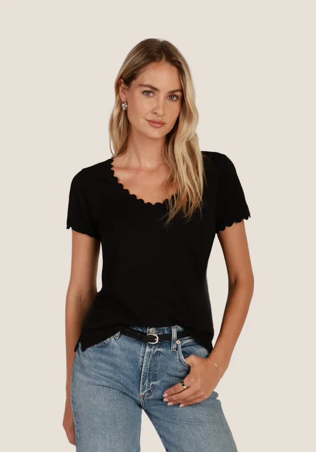 Short Sleeve Ric-Rac Tee