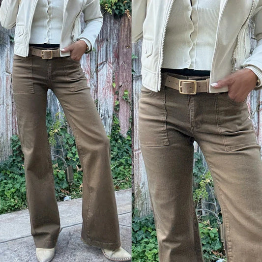 Romi Washed Brown Pant