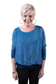 Rosa Silk Banded Blouse