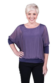 Rosa Silk Banded Blouse