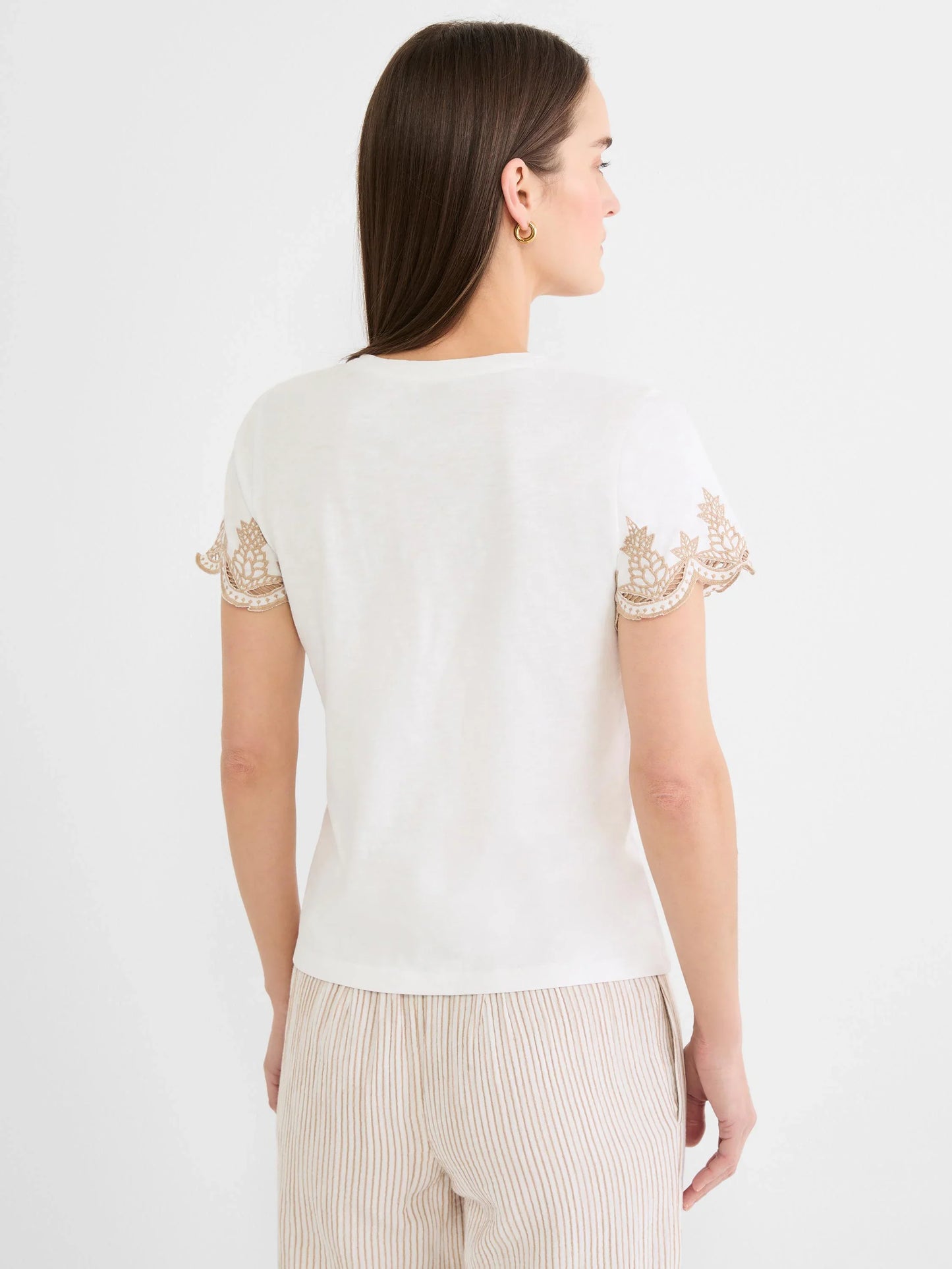 Deco Sleeve Slub Cotton Tee