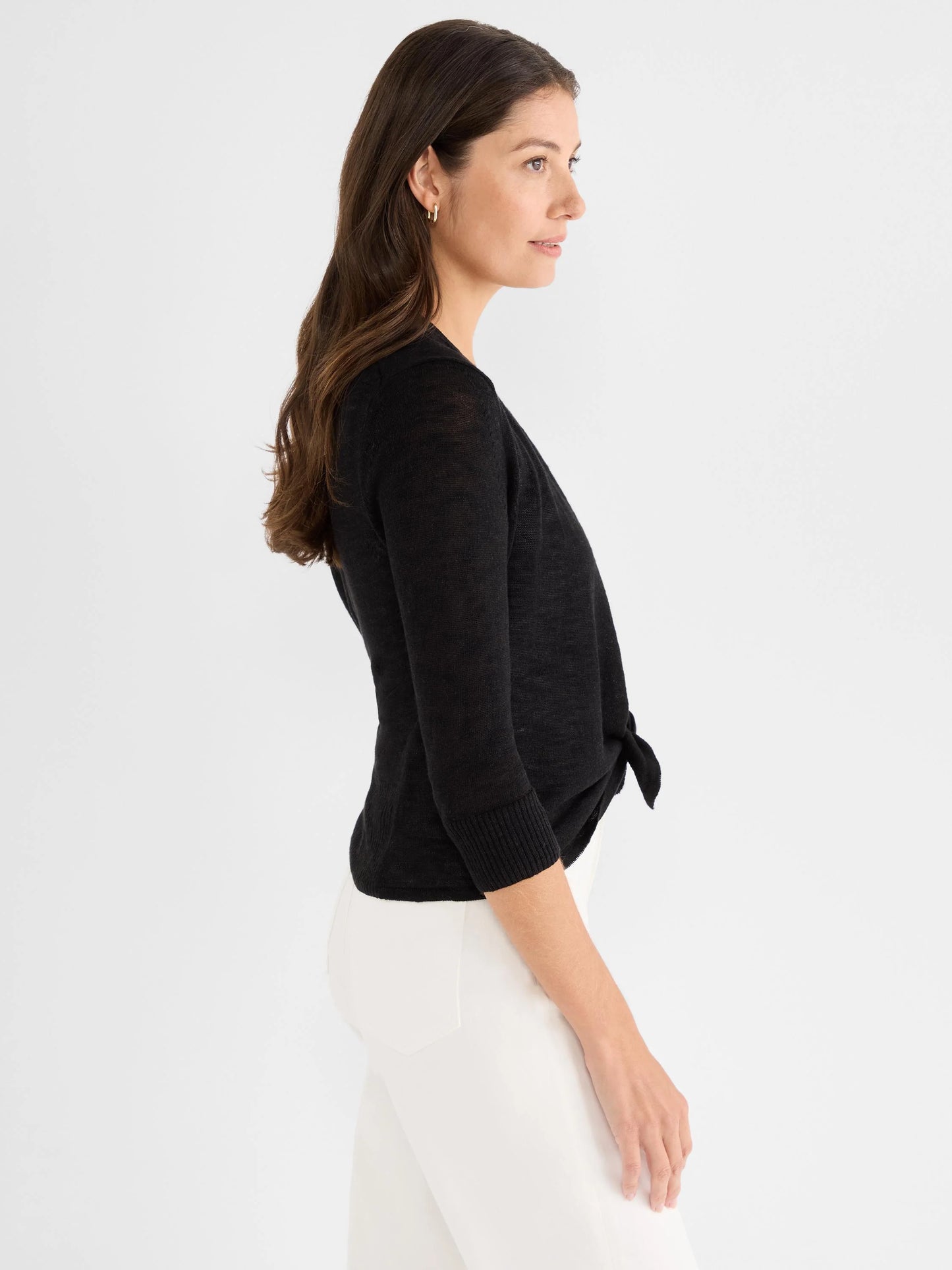 Slub Knit 4-Way Cardigan