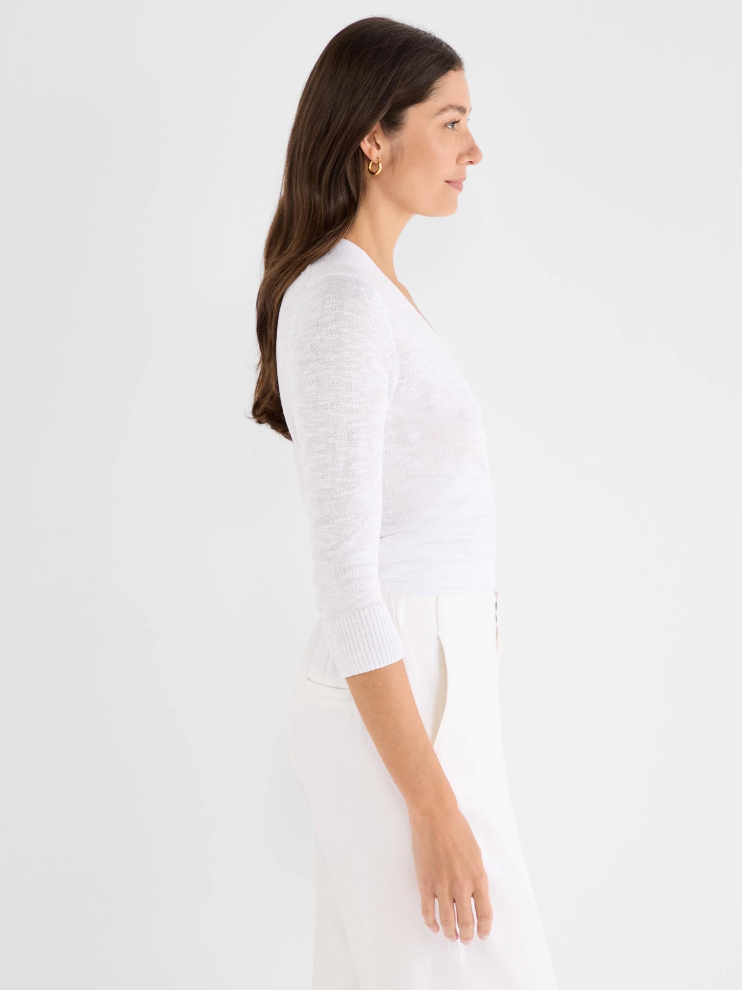 Slub Knit 4-Way Cardigan