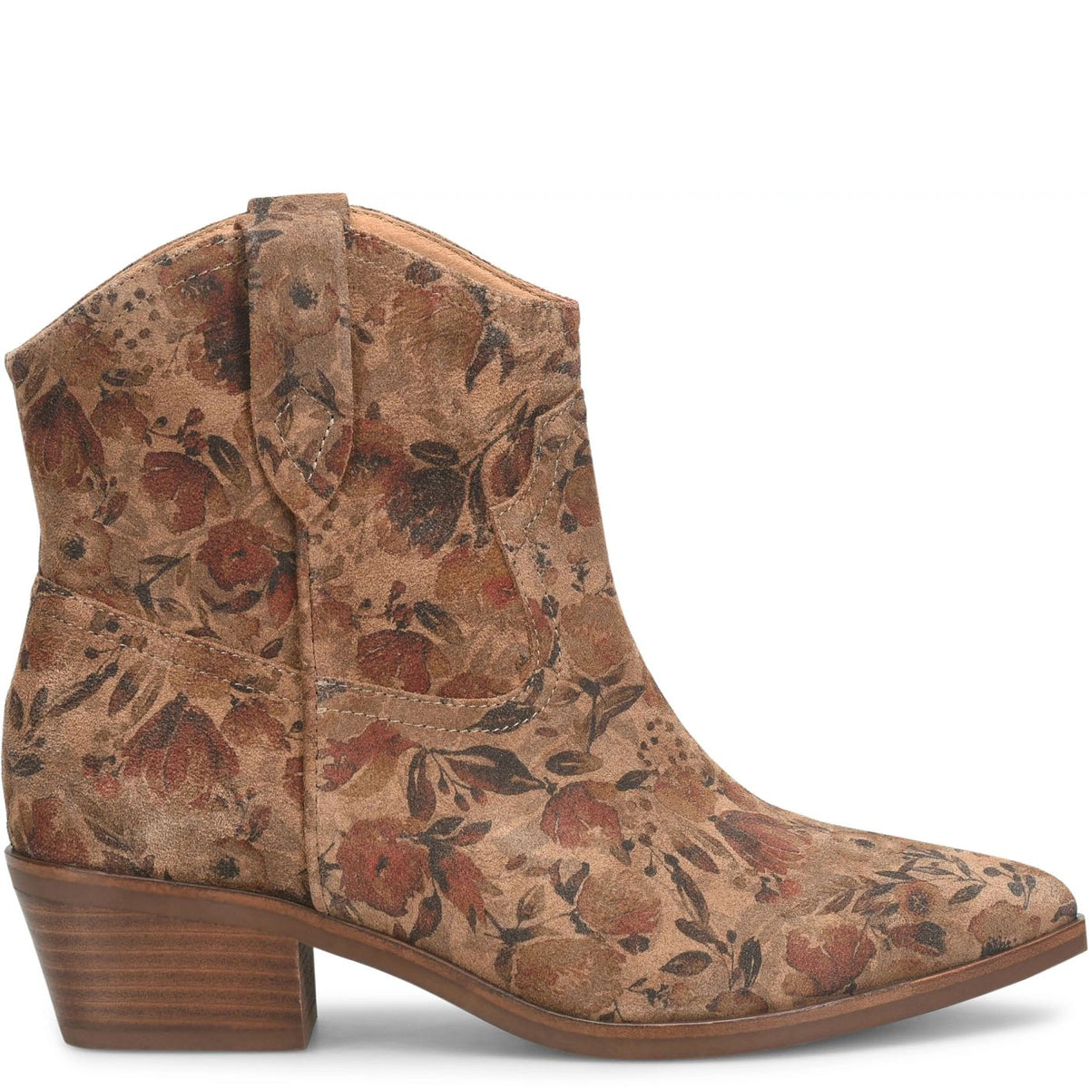 Cambridge Floral Ankle Boots