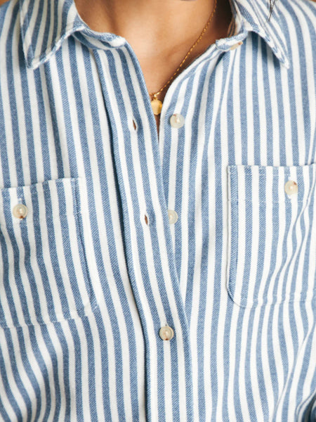 Legend Sweater Shirt - Navy Blazer Stripe
