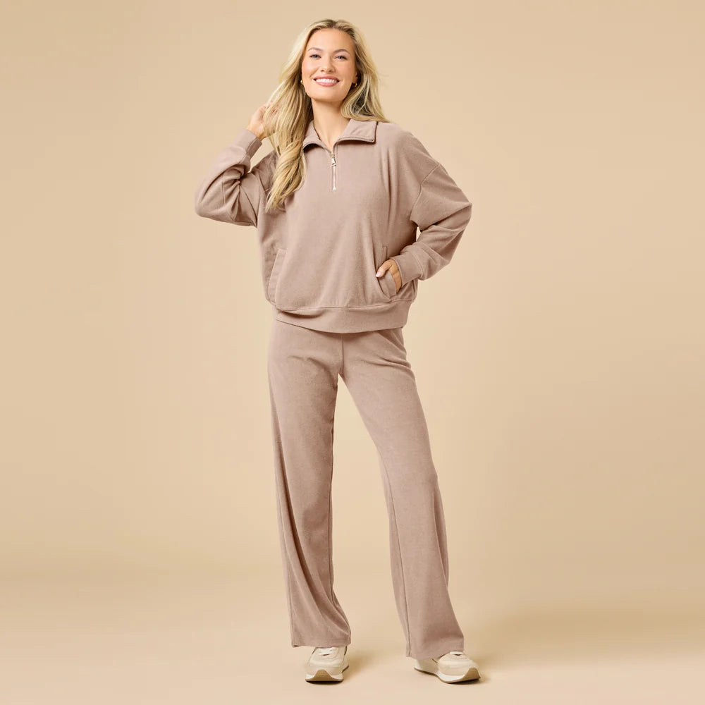 Serenity 1/4 Zip Top with Wide Pant