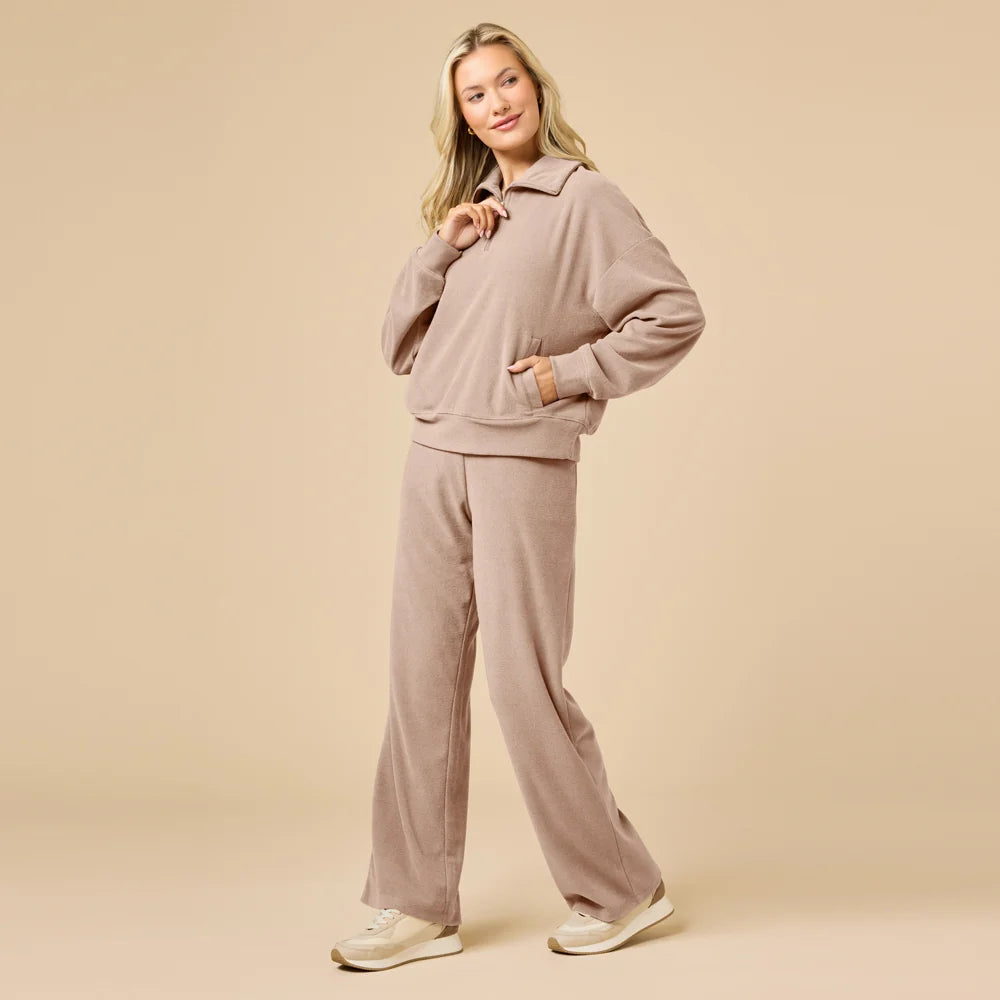 Serenity 1/4 Zip Top with Wide Pant