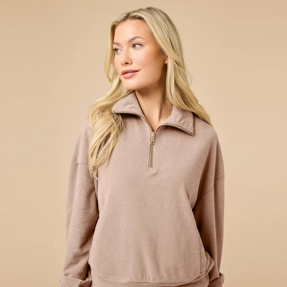 Serenity 1/4 Zip Top with Wide Pant