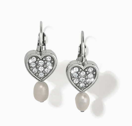 Meridian Zenith Heart Leverback Earrings