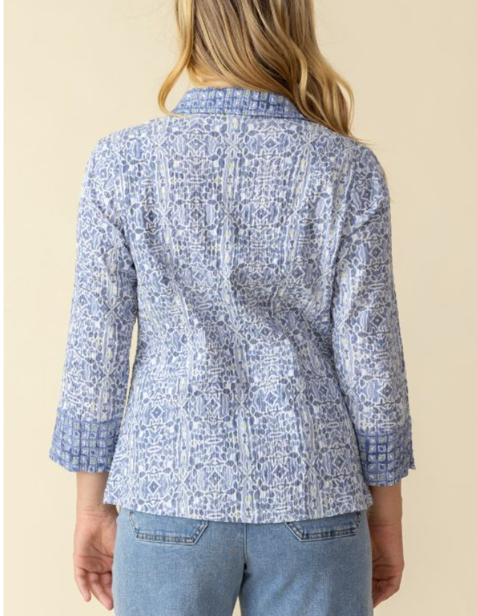 Crinkle Cotton Miami Shore Shacket