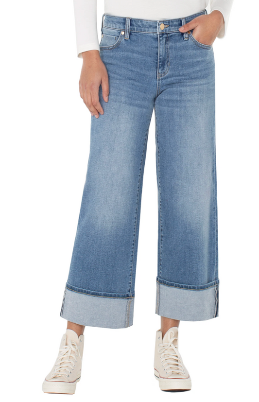 Morgan Cuffed Wide Leg