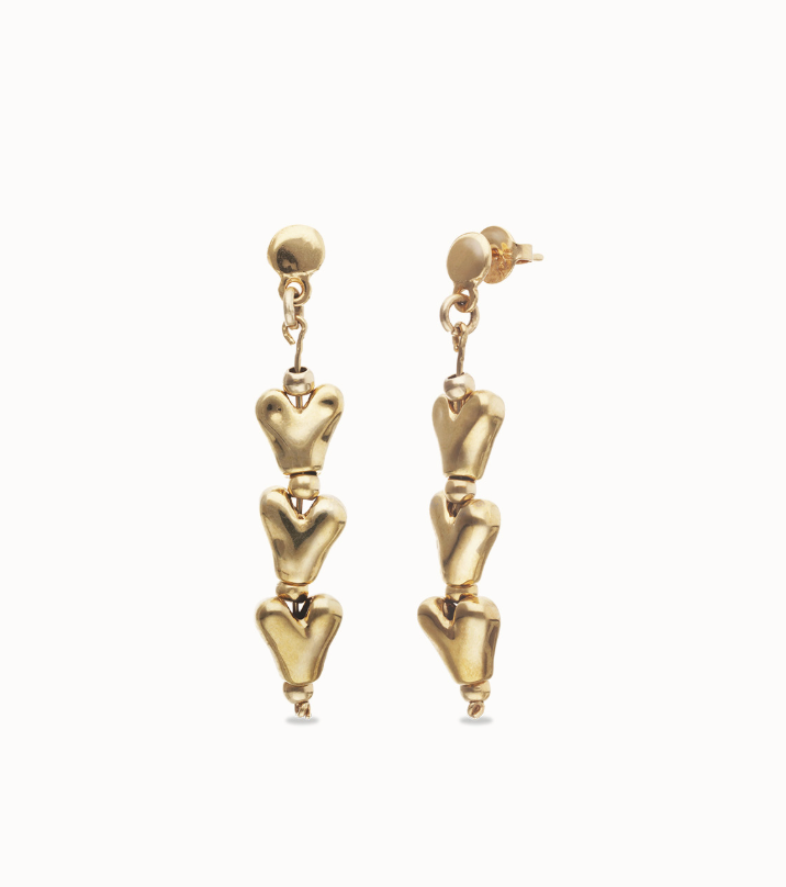 Beat Earrings Gold