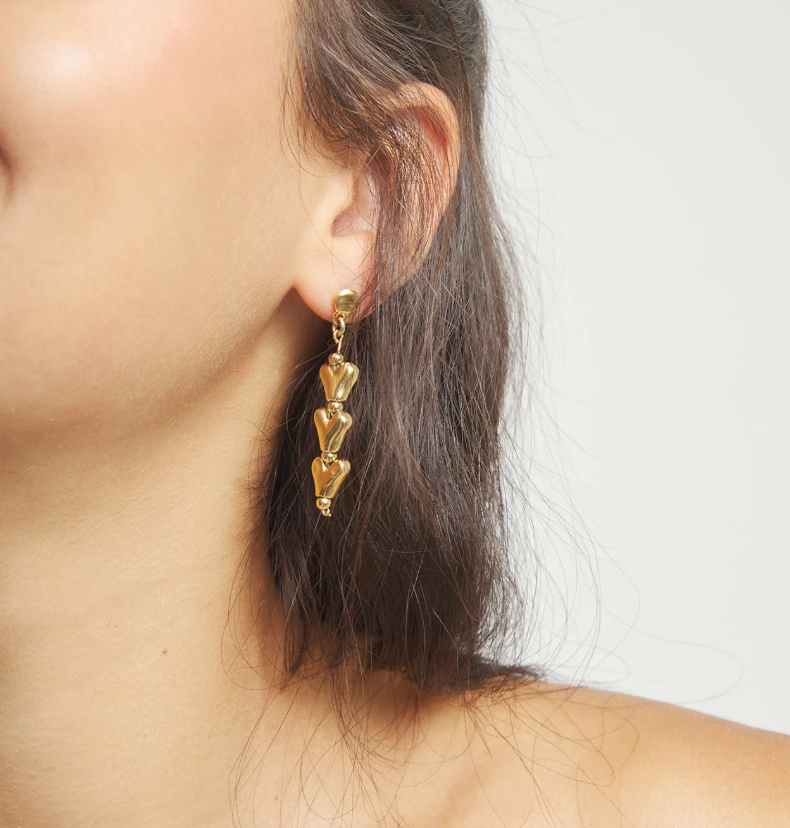 Beat Earrings Gold