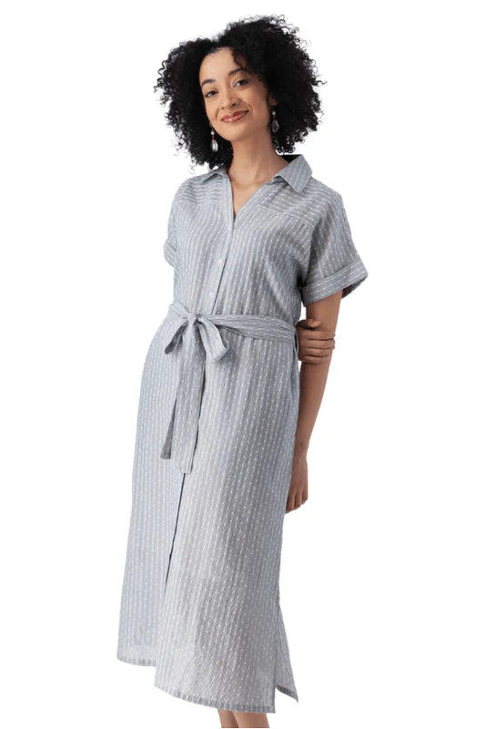 Elowyn Midi Shirtdress