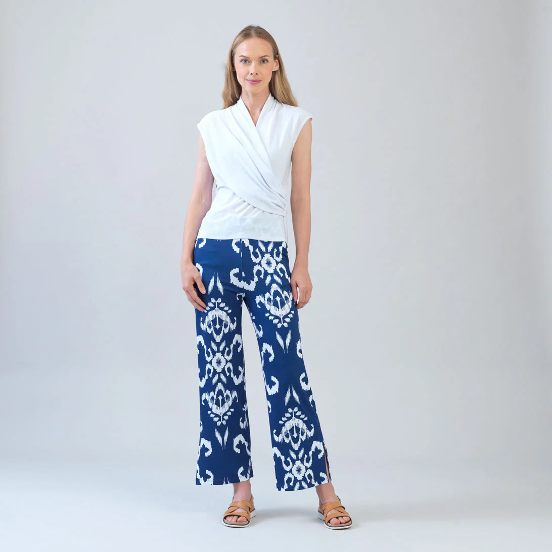 Surplice Crossover Top