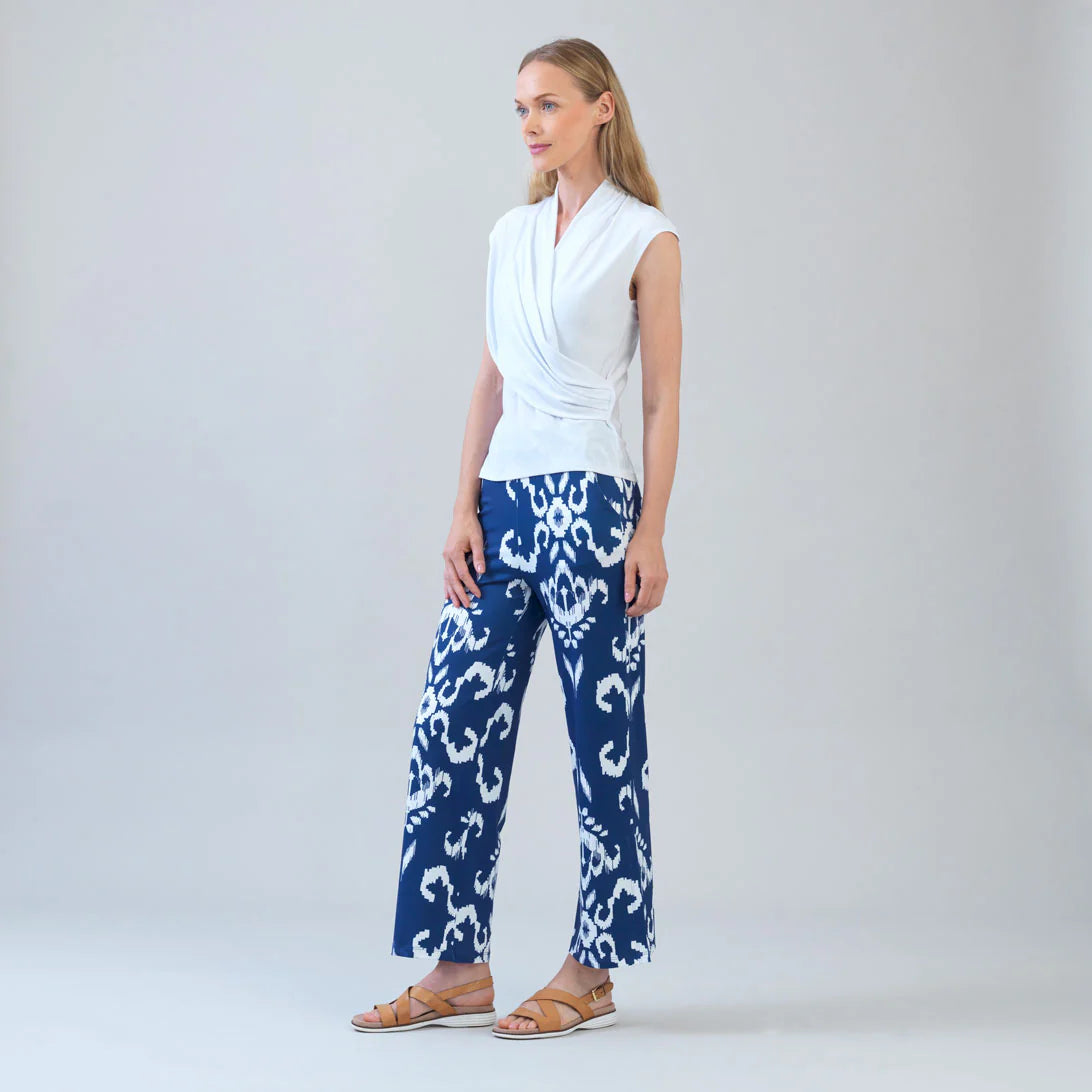 Surplice Crossover Top