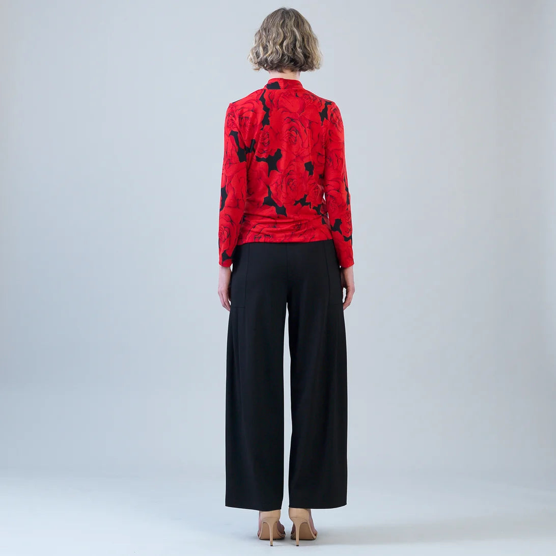 Surplice Crossover Top
