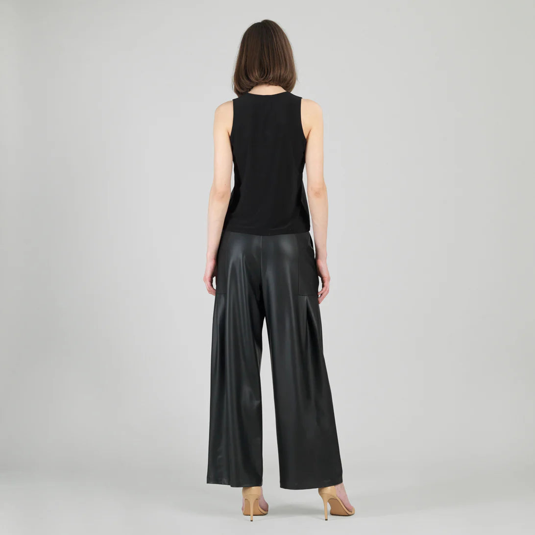 Liquid Leather High Scoop Modern Tank