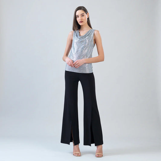 Shimmer Dots Cowl Tank