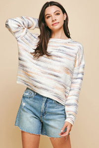 Color Stripe Sweater