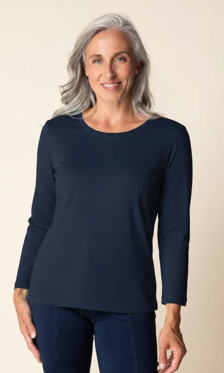 Cozy Rib 3/4 Sleeve Tee