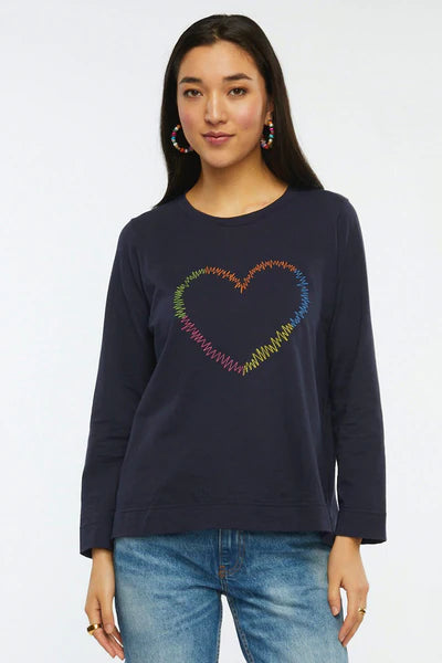 White stuff sales confetti heart jumper